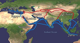 Mapa de la Ruta de la Seda